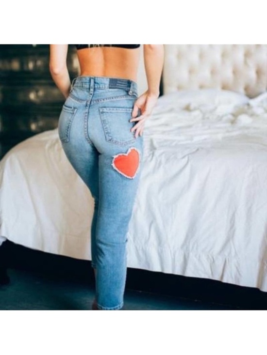 REVICE Denim - REVICE Denim Heart patch jeans- NWOT ❤️
